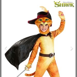 Shrek Puss in Boots Costume for KidsKid's Puss in Boots Costume Size Large 10-12
